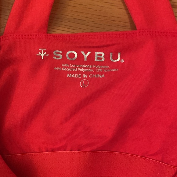 SOYBU Red Tank Top Activewear - Picture 4 of 5